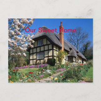 welkom in ons lieve huis briefkaart