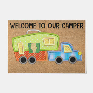 Welkom in onze Camper Mat, Cute Camping Deurmat