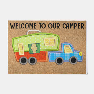 Welkom in onze Camper Mat, Cute Camping Deurmat