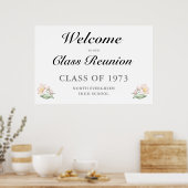 Welkom in onze klasschool Apple Blossom Poster (Keuken)