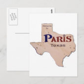 Welkom in Parijs, Texas Briefkaart (Voorkant / Achterkant)