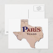 Welkom in Parijs, Texas Briefkaart (Voorkant / Achterkant)