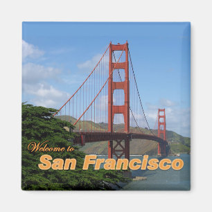 Welkom in San Francisco - Golden Gate Bridge Magneet