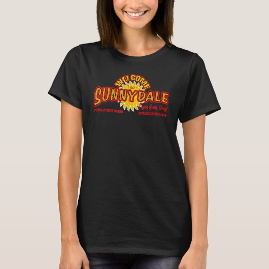  welkom in Sunnydale T-shirt (Voorkant)