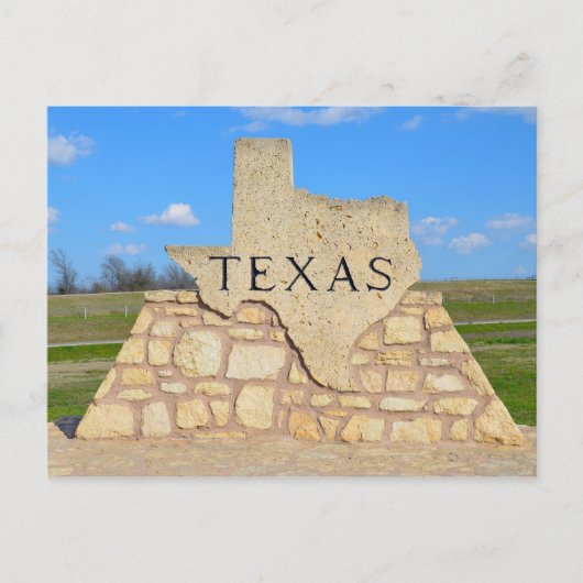 Welkom in Texas Briefkaart (Voorkant)