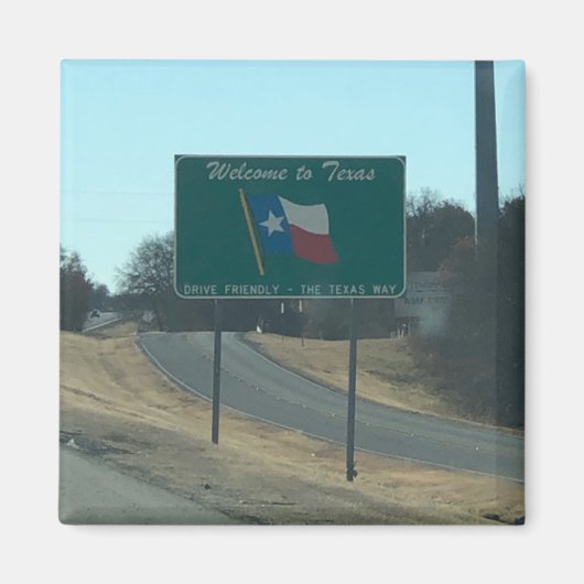 Welkom in Texas Magnet Magneet (Voorkant)