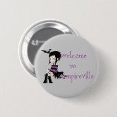 welkom in vampireville ronde button 5,7 cm (Voorkant /achterkant)