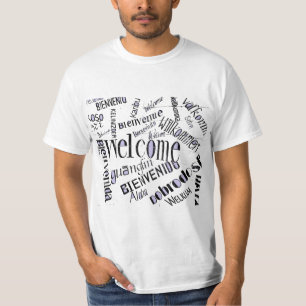 "Welkom" In Verschillende Talen POP ART-VERSIE T-shirt