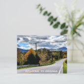 Welkom in Virginia Briefkaart (Staand voorkant)