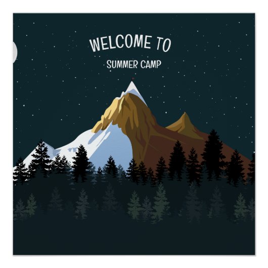 Welkom in zomerkamp, fotograaf perfect poster (Voorkant)