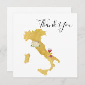 Welkom Italië Huwelijk Dank Je Kaarten (Voorkant / Achterkant)