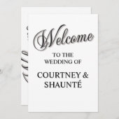 Welkom Kaart (Voorkant / Achterkant)