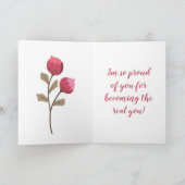 Welkom-kaart voor overgangsondersteuning kaart (Binnen)