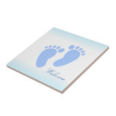 Welkom keramisch Baby Tegeltje (Zijkant)