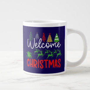 Welkom Kerstmis-84964 Extra Grote Beker