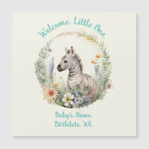 Welkom, kleine één geboortekaartje / Baby shower
