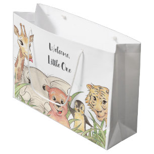 Welkom Kleine Safari Baby Felicitaties Groot Cadeauzakje