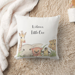 Welkom Kleine Safari Baby Felicitaties Kussen