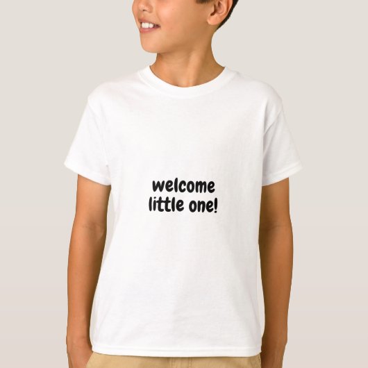 Welkom kleine t-shirt (Voorkant)