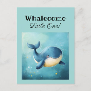 Welkom kleintje, nieuwe baby Kaart, felicitaties,  Briefkaart