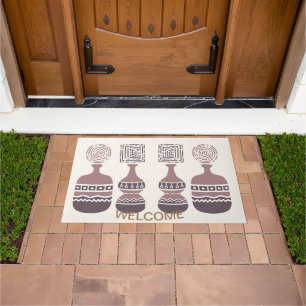 Welkom kunst deur mat