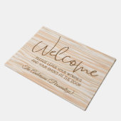 Welkom laat uw verontrustende schokken achter bij deurmat (Schuin)