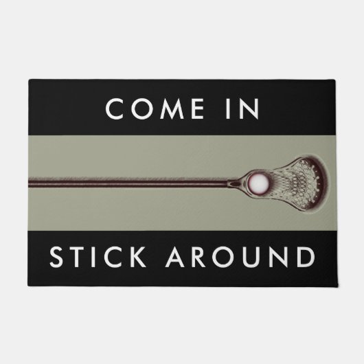 Welkom Lacrosse Deurmat (Voorkant)