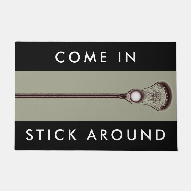 Welkom Lacrosse Deurmat (Voorkant)