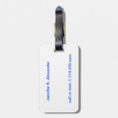 Welkom Las Vegas Bagagelabel (Achterkant verticaal)