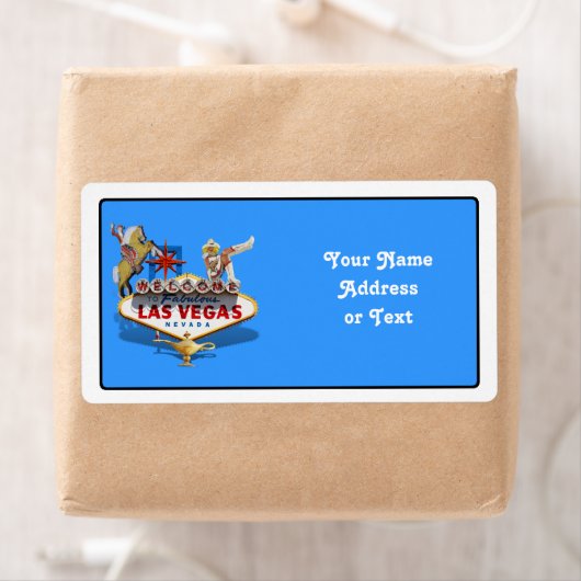 Welkom Las Vegas Etiket (Insitu)