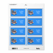 Welkom Las Vegas Etiket (Full Sheet)