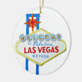 Welkom Las Vegas Keramisch Ornament (Links)