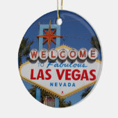 Welkom Las Vegas Keramisch Ornament (Links)