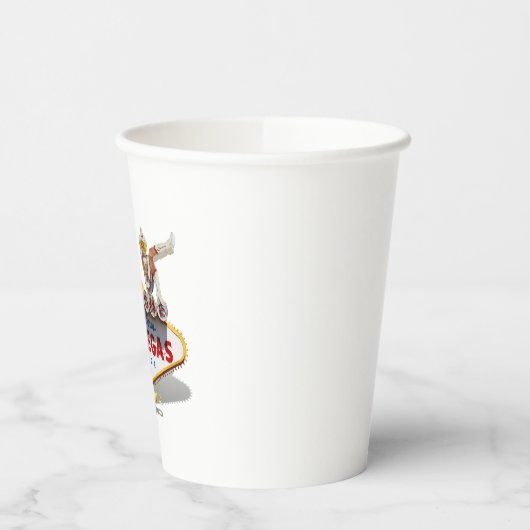 Welkom Las Vegas Papieren Bekers (Links)