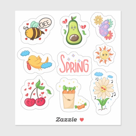 Welkom Lente elementen set 1 planner Sticker (Vel)