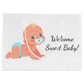 Welkom lieve Baby Groot Cadeauzakje (Achterkant)