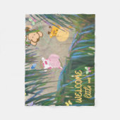 Welkom, Little One Oerwoud Theme Nursery Fleece Deken (Voorkant)