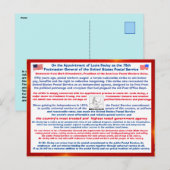 Welkom Louis DeJoy bij USPS#108 Briefkaart (Voorkant / Achterkant)