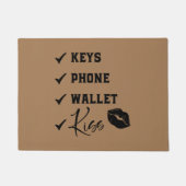 Welkom Mat Keys Telefoon Portemonnee Kus (Voorkant)