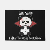 Welkom Mat Panda Beer Vampire (Voorkant)
