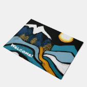 Welkom mat rug doormare bergen (Schuin)