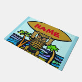 Welkom Mat, Tiki & Surf Board Doormat Deurmat (Schuin)
