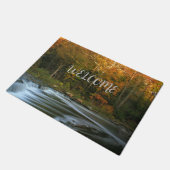Welkom Mat w Herfst Waterfall (Schuin)