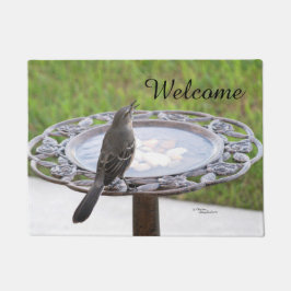 Welkom Mockingbird Spiegeland Birdbat Doormat Deurmat