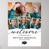Welkom modern Afstuderen Foto Poster (Voorkant)