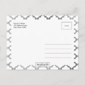 WELKOM Moderne Geboorteaankondiging Aankondigingskaart (Achterkant)