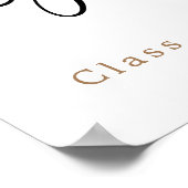 Welkom moderne Script Name Year Graduparty Poster (Hoek)