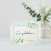 Welkom mooi  briefkaart (Staand voorkant)