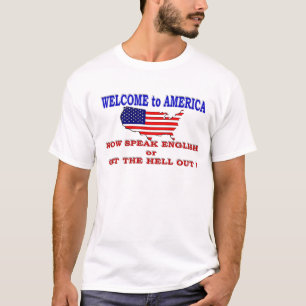 WELKOM NAAR AMERIKA T-SHIRT