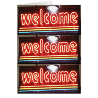 Welkom Neon Sign